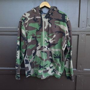 Double Knit Tech Fleece Camo Hoodie 